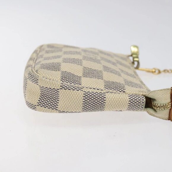 LOUIS VUITTON Damier Azur Mini Pochette Accessoires Pouch - Picture 13 of 16